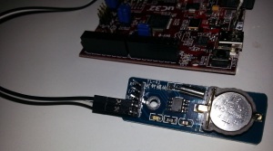 DS1302 connected to Gnd and +5 pins on uC32